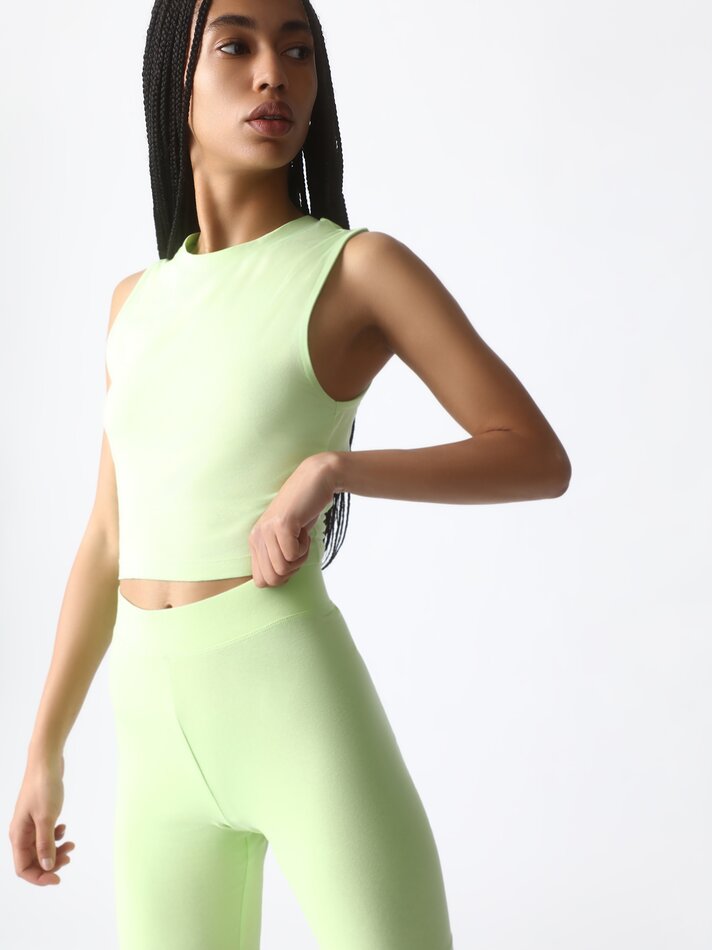 Legging de ciclismo - Verde claro
