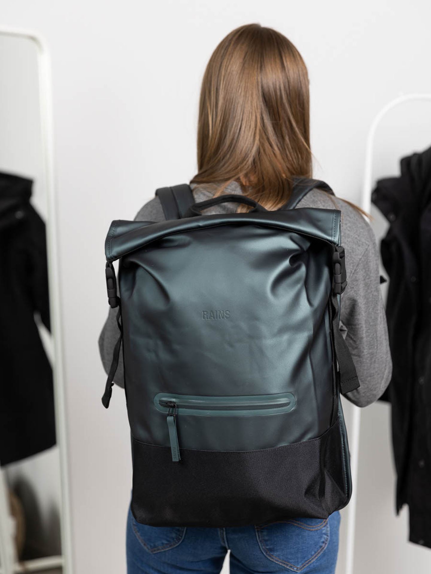Buckle Rolltop Rucksack