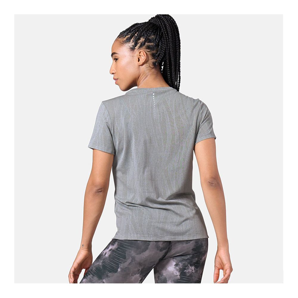 Odlo ZEROWEIGHT ENGINEERED CHILL-TEC - Maillot Femme stone grey melange