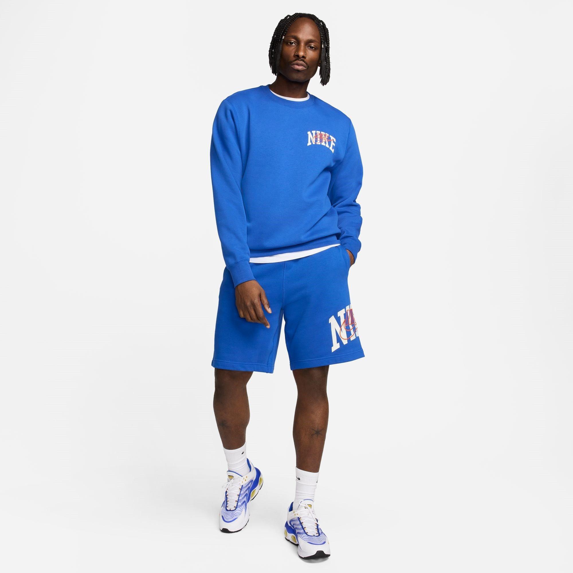 Nike Club Fleece Mens Long Sleeve Crew