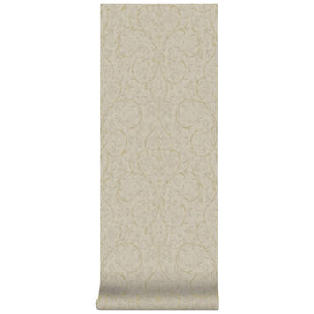 vtwonen vliesbehang Classic curl light grey (dessin 118157)