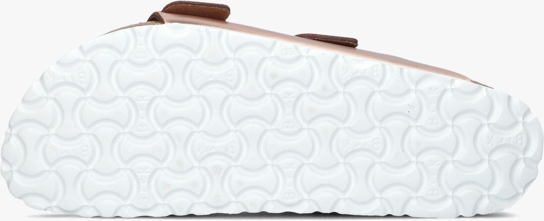 bronzen birkenstock slippers arizona met shine