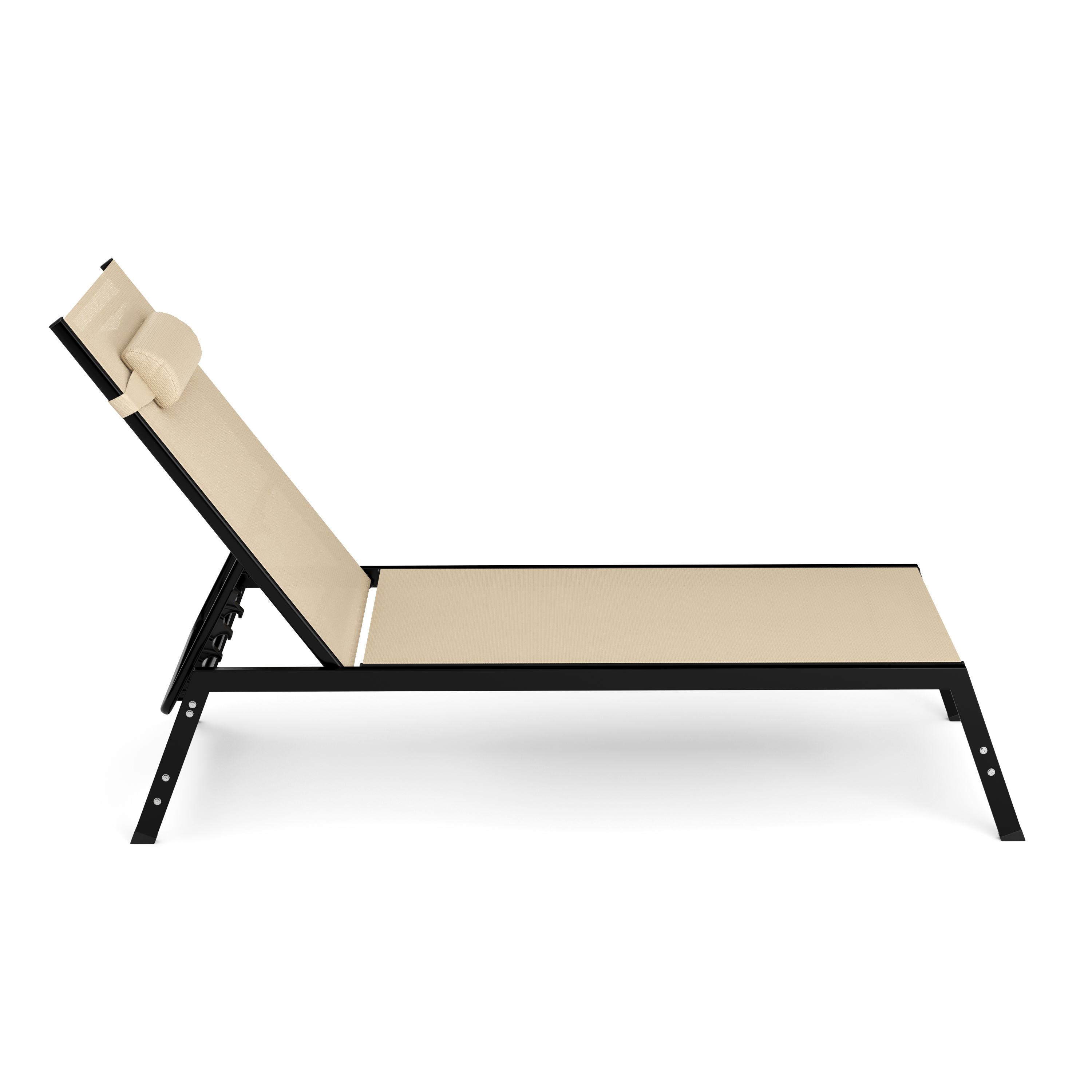 Liegestuhl ADDISON beige