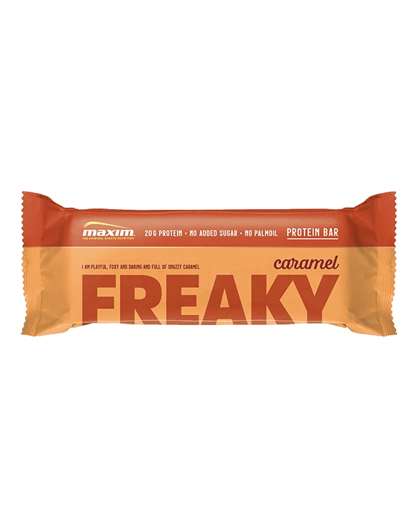 Maxim Freaky Caramel Proteinbar 12x55g