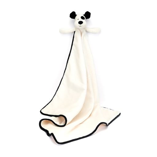 JELLYCAT Bashful Kanin Tæppe, Black/Cream