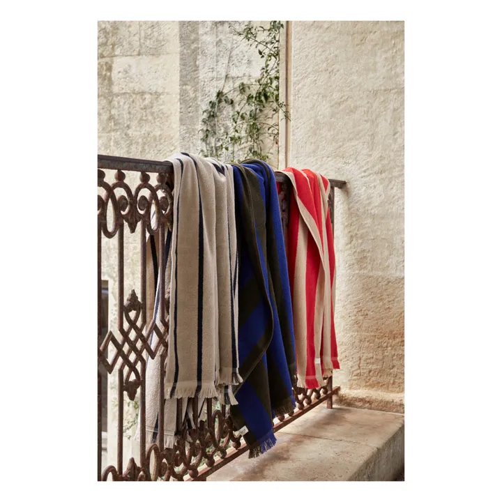 Ferm Living Drap de plage Alee | Rouge
