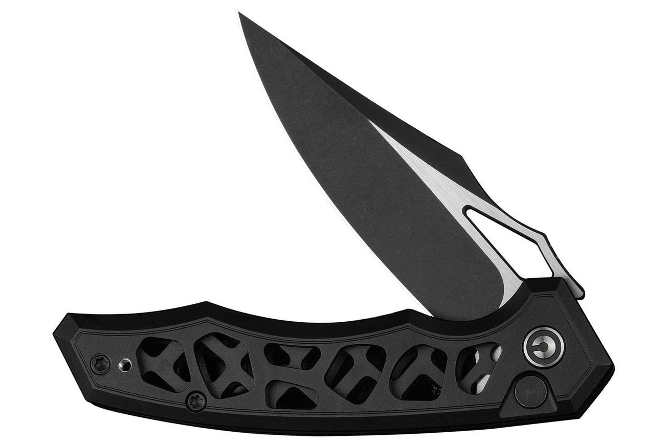 Civivi Anaaki C24039-1 Black Stonewashed, Black Aluminum, zakmes