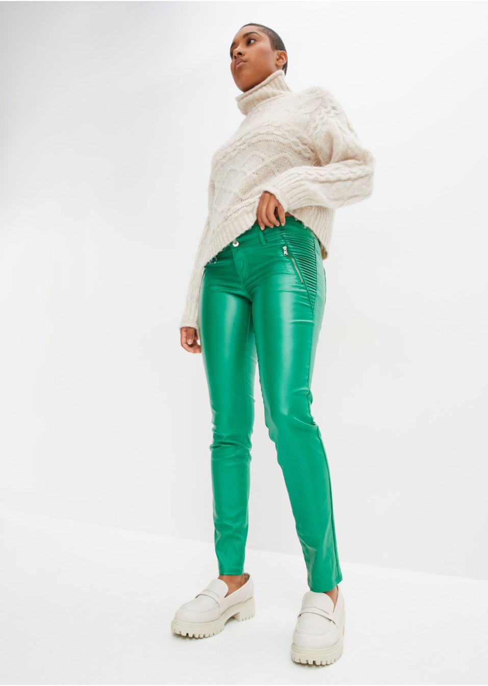 Pantalon style motard