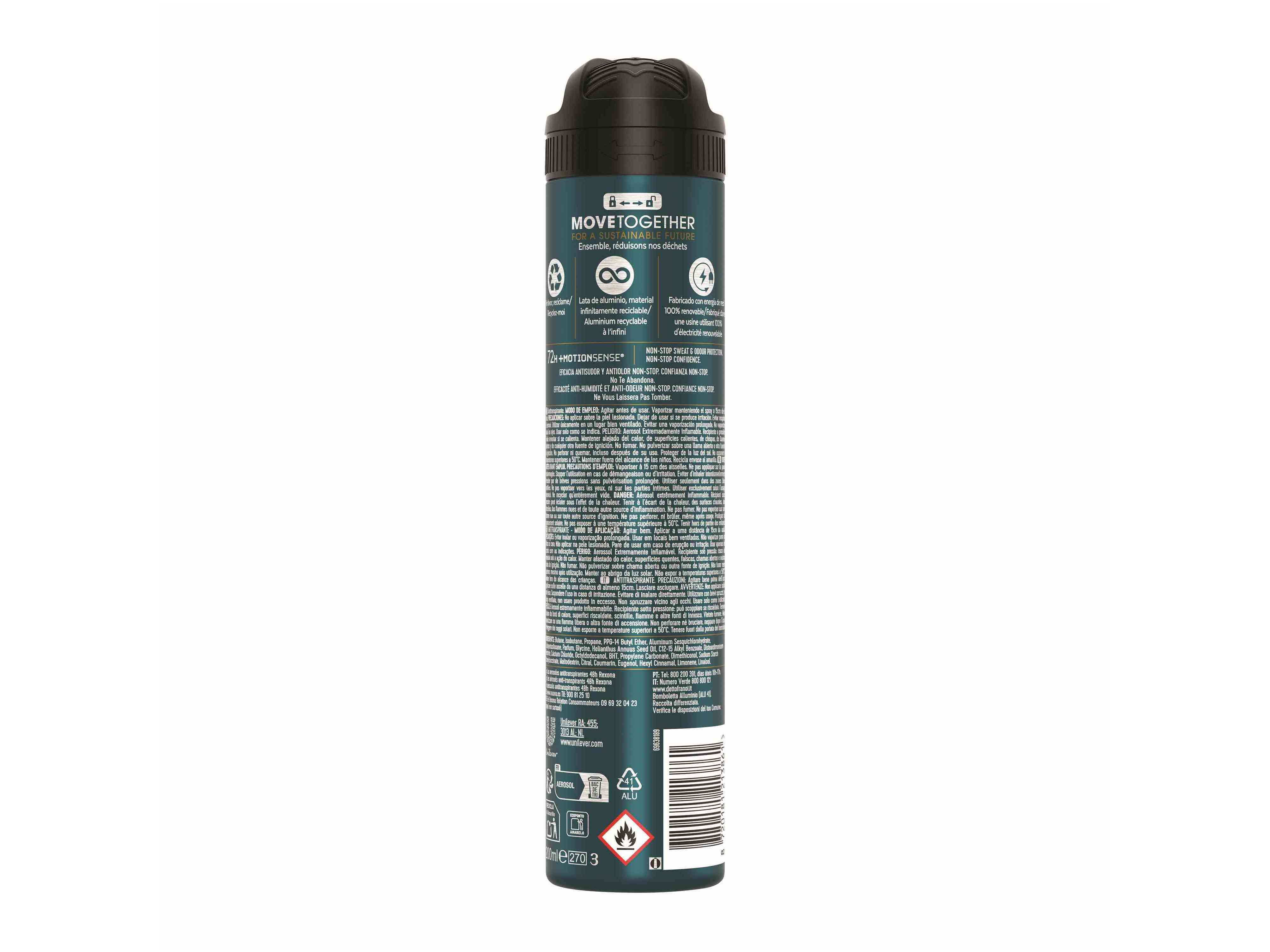 DEO SPRAY REXONA MEN SPORT COOL 72H 200ML