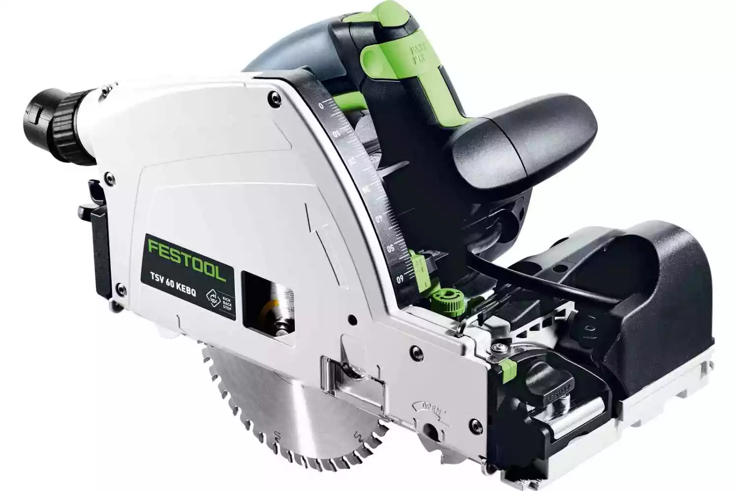 Festool TSV 60 KEBQ-Plus Invalzaag met voorritsfunctie incl, cirkelzaagblad in systainer - 1500W