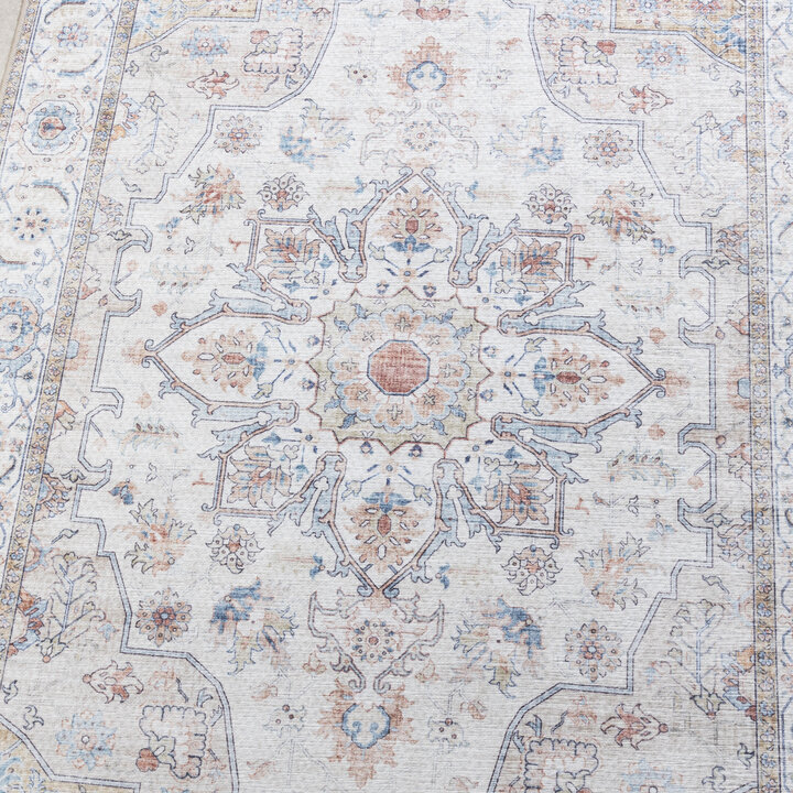 Wasbare loper - Domingo Mandala Wit