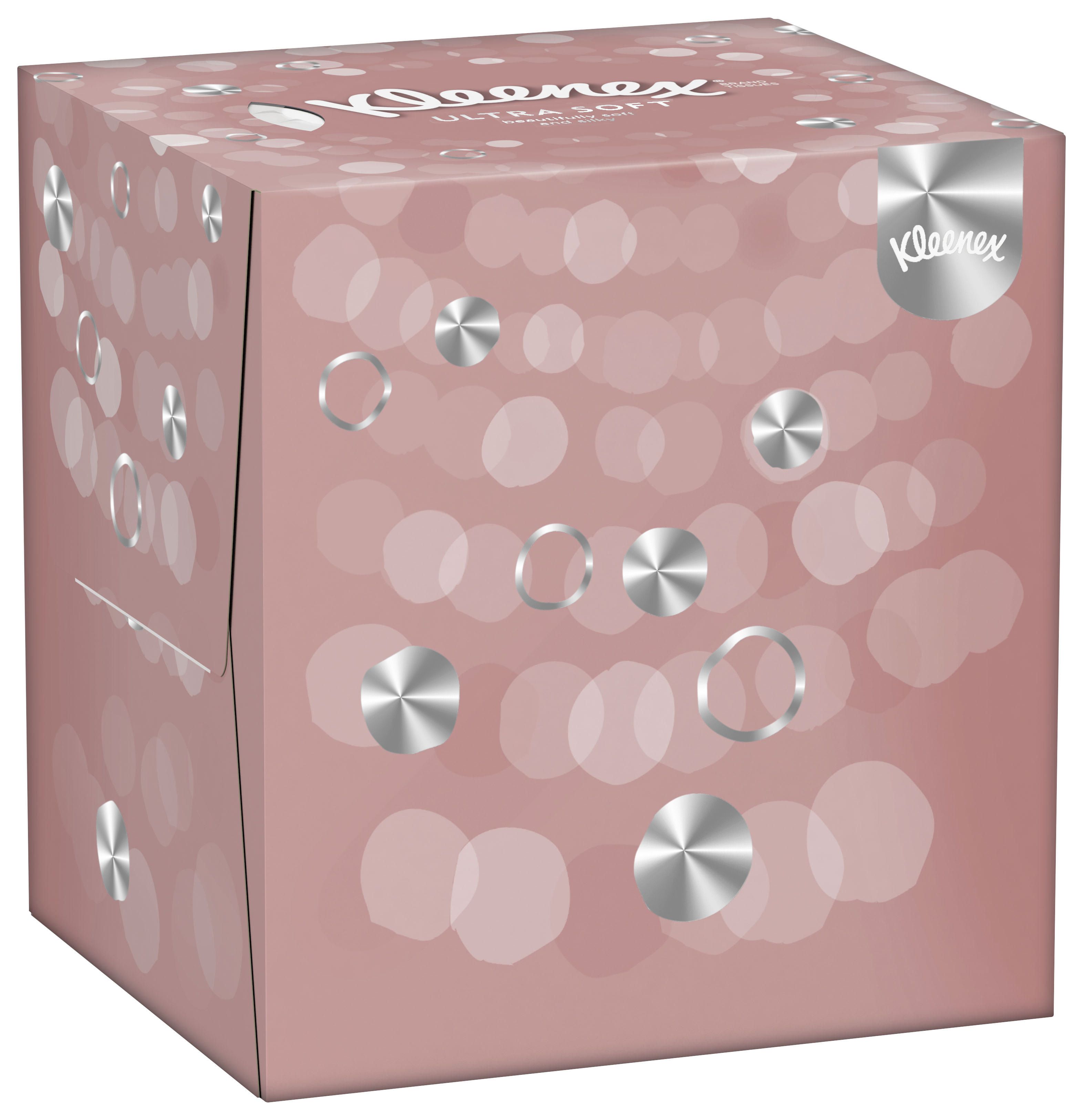 Kleenex Ultra Soft Kosmetiktücher-Box Taschentücher extra weich