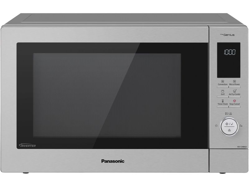 Panasonic Mikrowelle NN-CH3-CD88-PACK Edelstahl Mikrowelle mit Heissluft, Grill und Air Fry