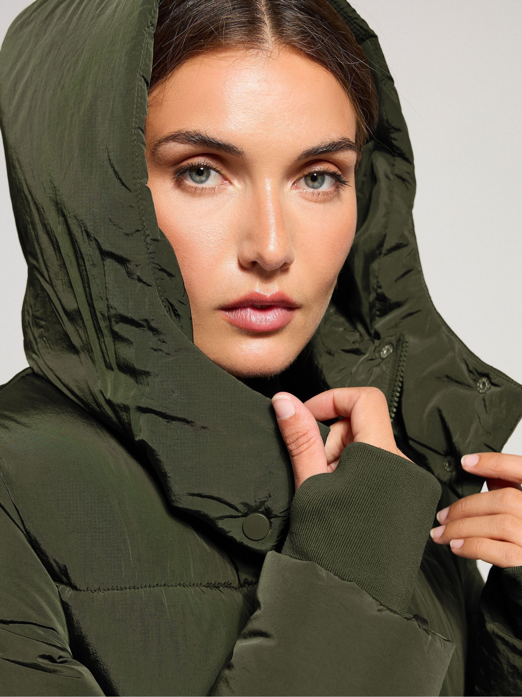Groen - Long Tall Sally Maxi Padded Coat
