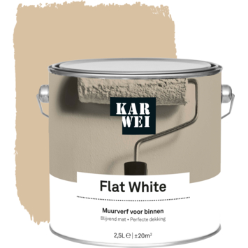 KARWEI muurverf flat white mat 2,5 liter