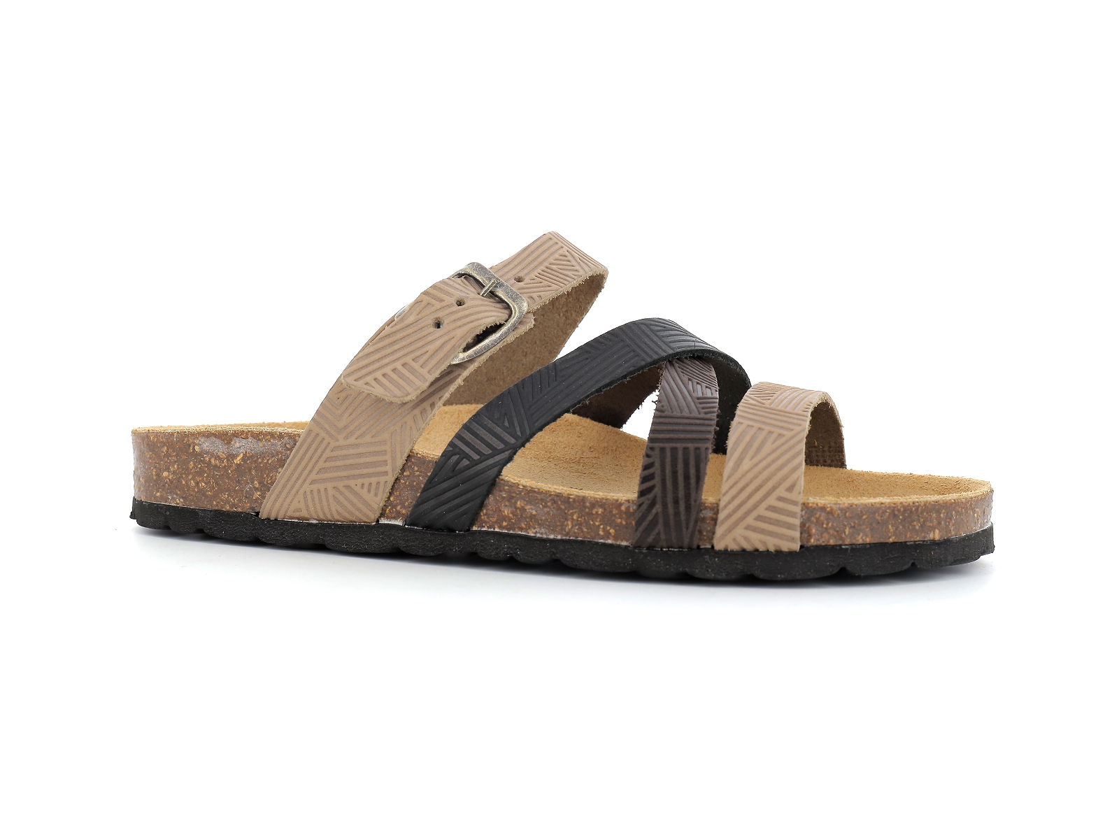 P brand-09621D/8100 Cuir Marron Noir
