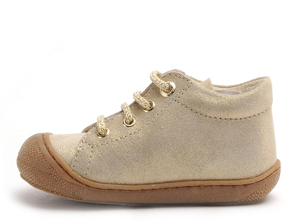 Naturino boots bottine bebe cocoon suede glitter or