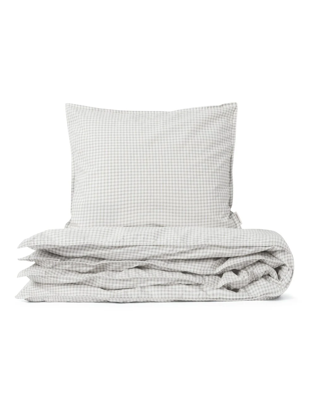 Studio Feder  Sengetøj - Gingham Mini Grey