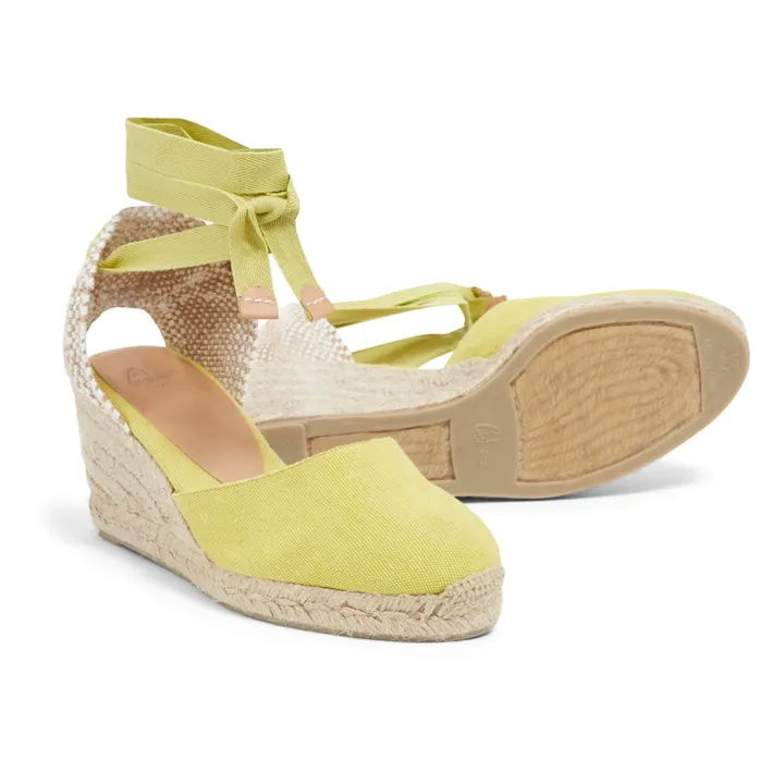 Castaner Espadrilles Carina 6 cm | Jaune