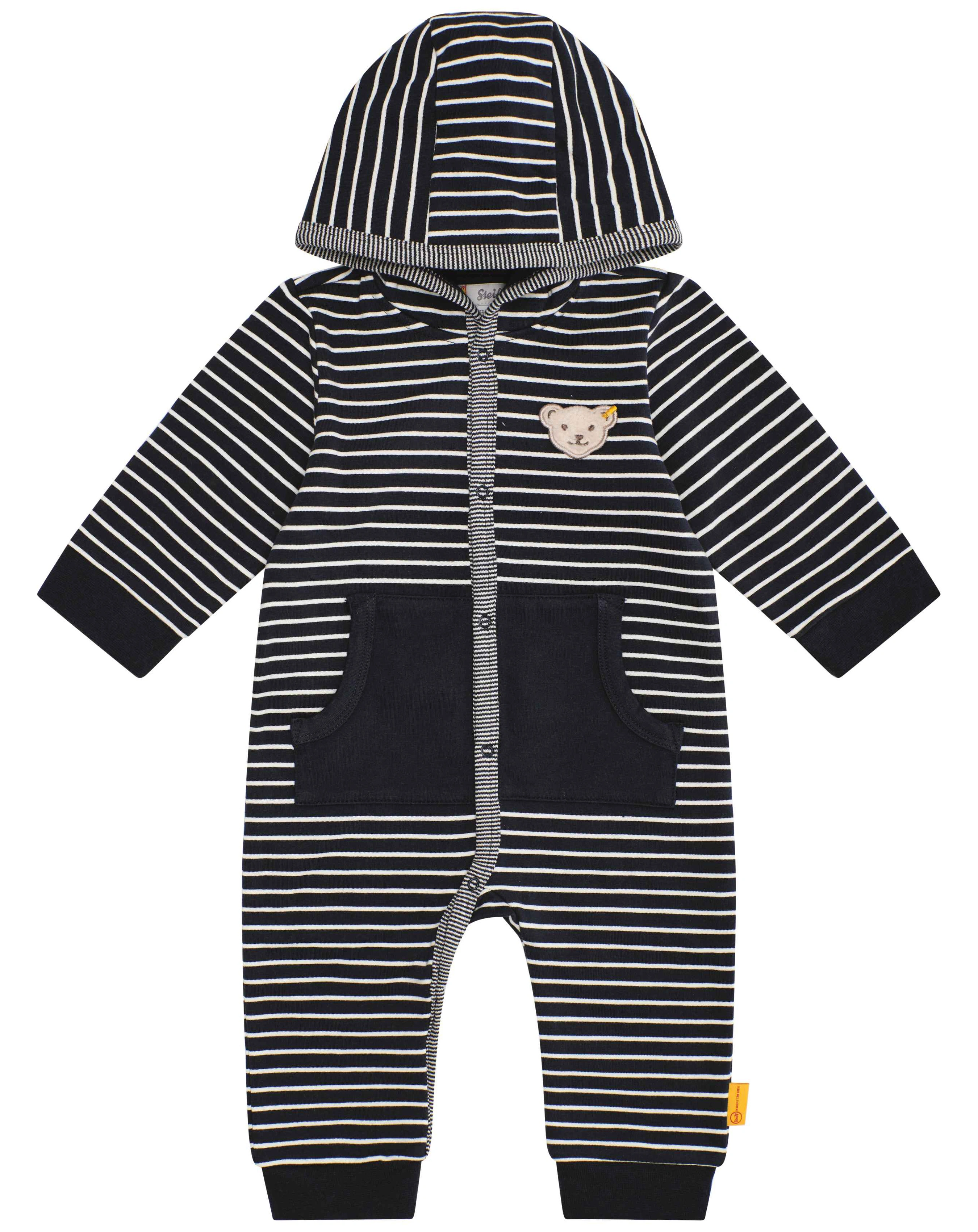 Kapuzen-Overall BABY CLASSIC in navy