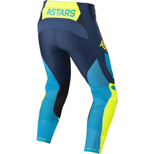Alpinestars - Pantalon Techstar Factory Bleu foncé / Jaune fluo / Bleu