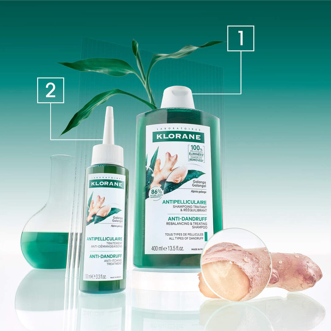 KLORANE  Galanga Champô Anticaspa Reequilibrante - 200ml