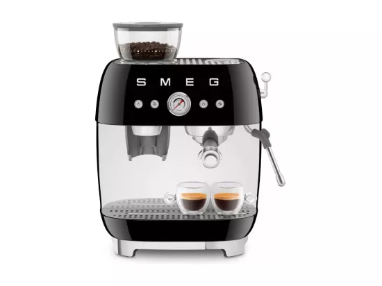 Machine à café combinée Expresso Années 50 noir