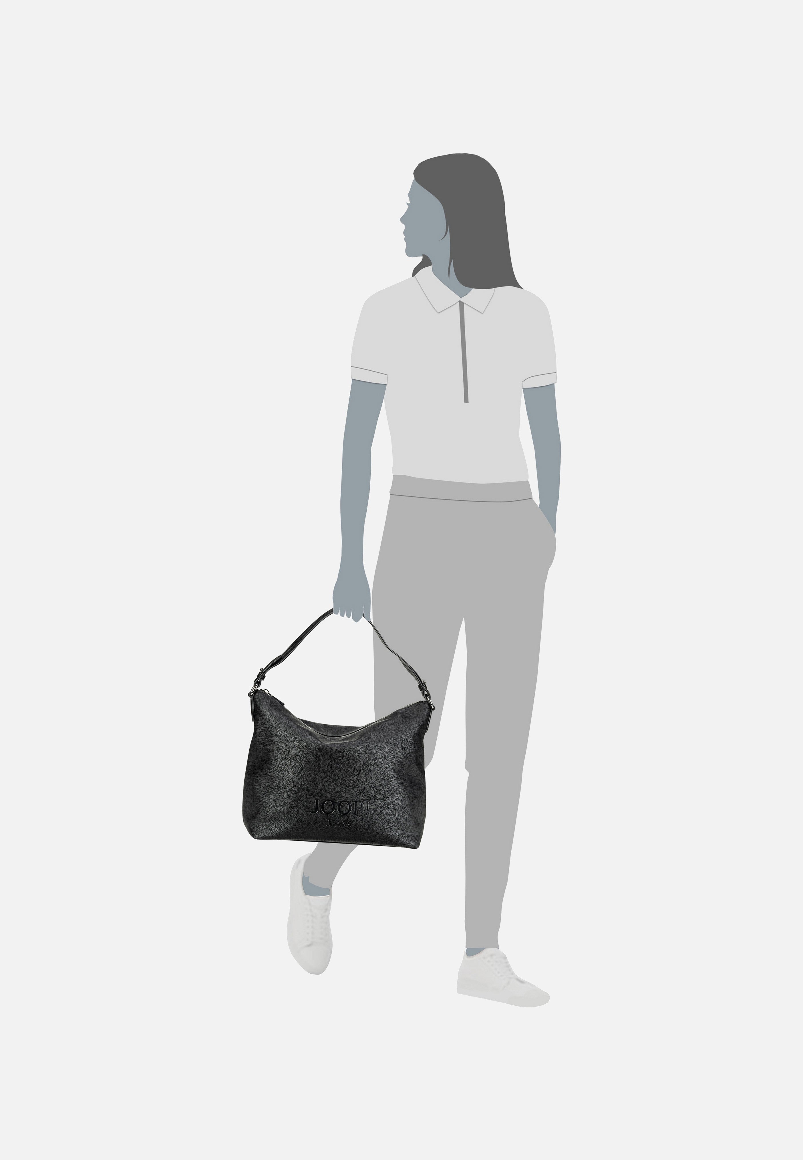Lettera 1.0 Dalia Hobo LHZ Black - Hobo Bag