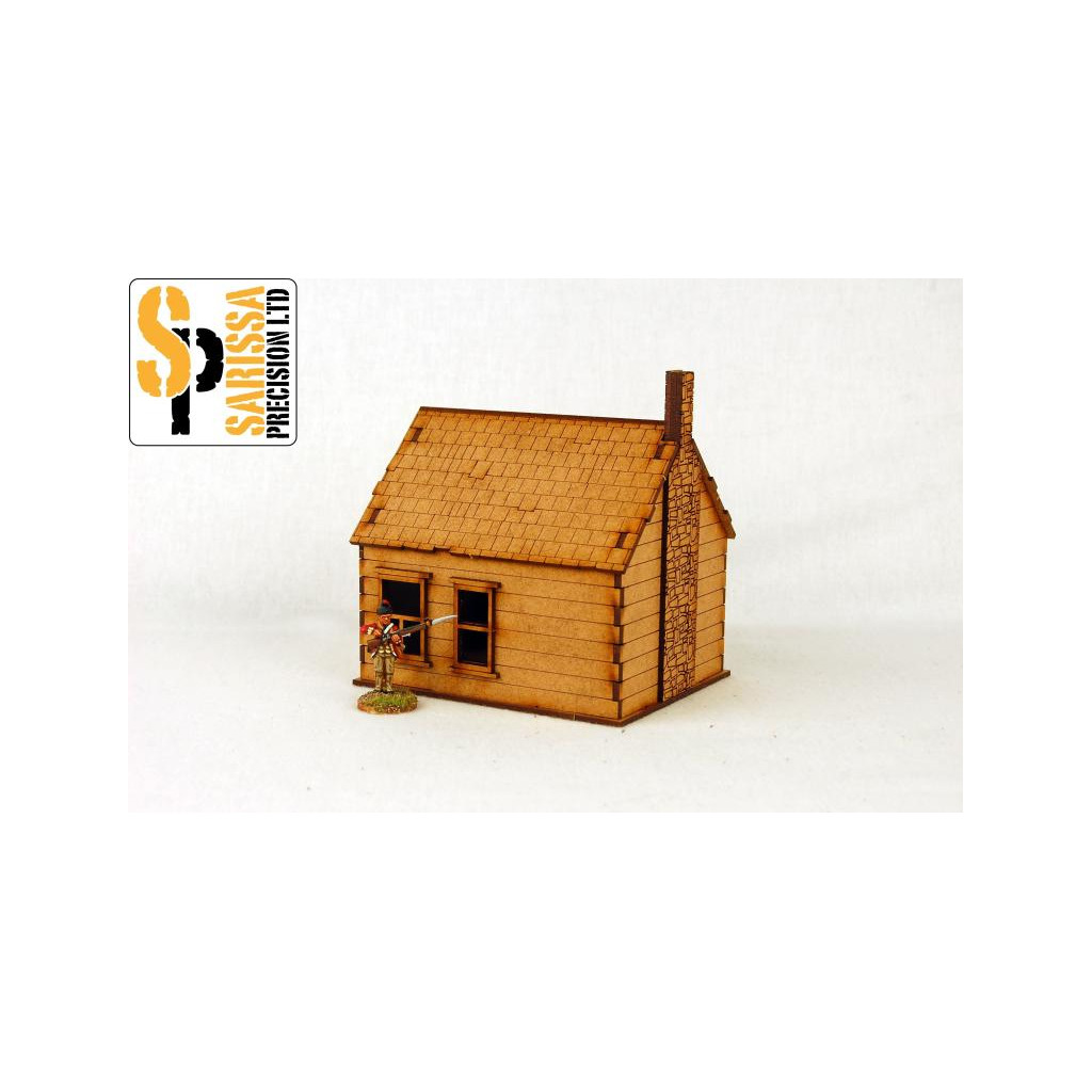 Old West: House with Stone Chimney 1