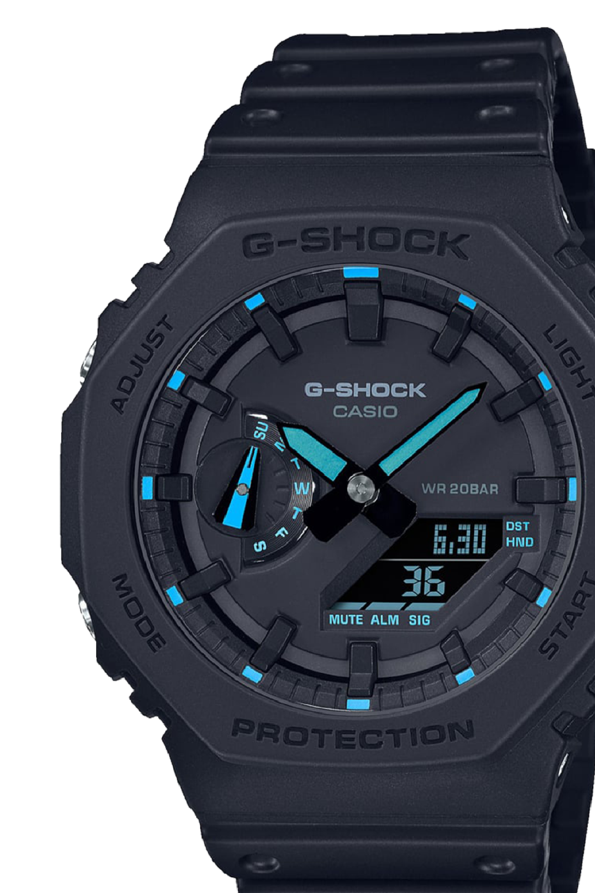 G-SHOCK Montre GA-2100 Bleu