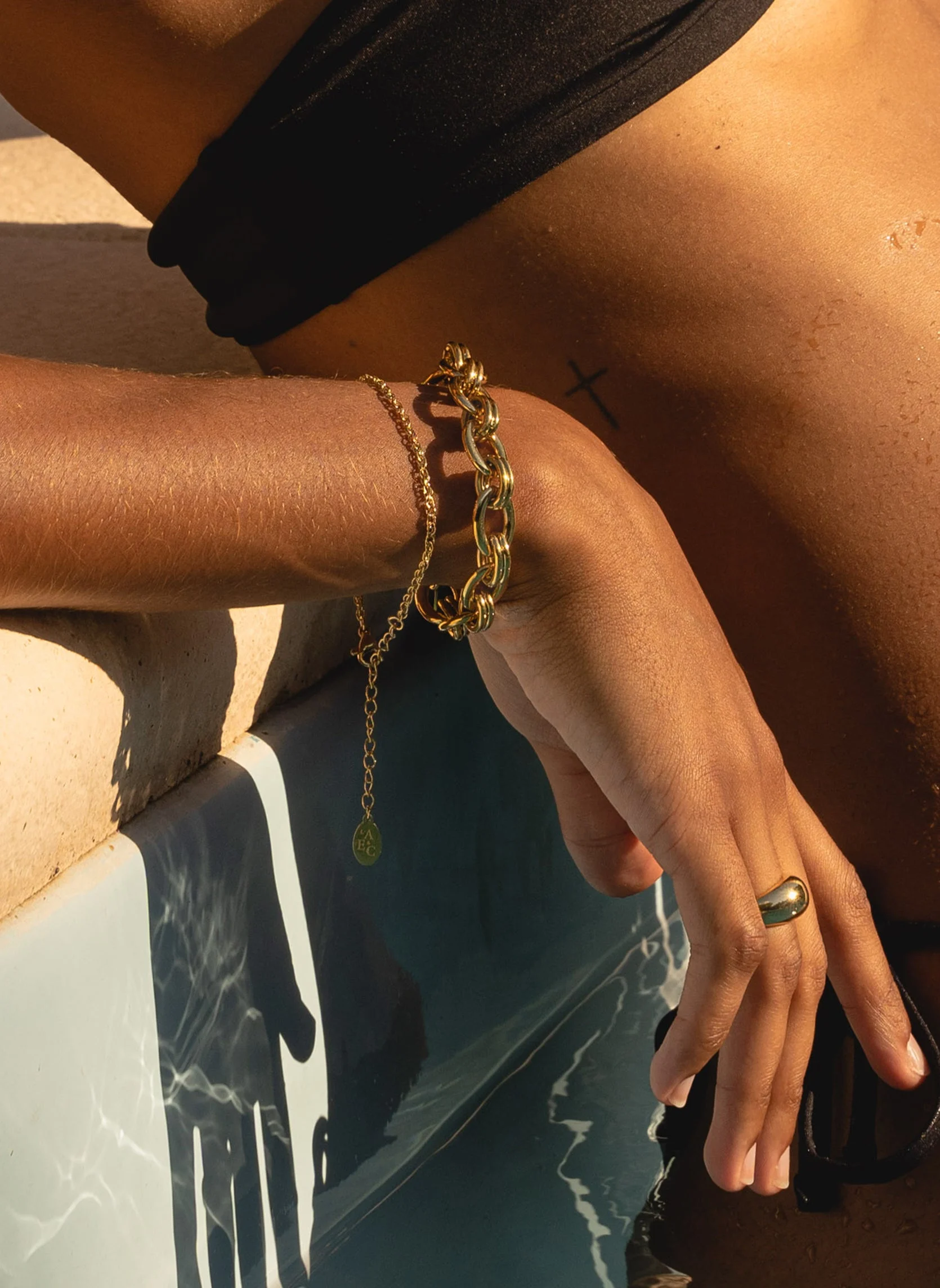 EPI - Collier chaîne epi | Doré