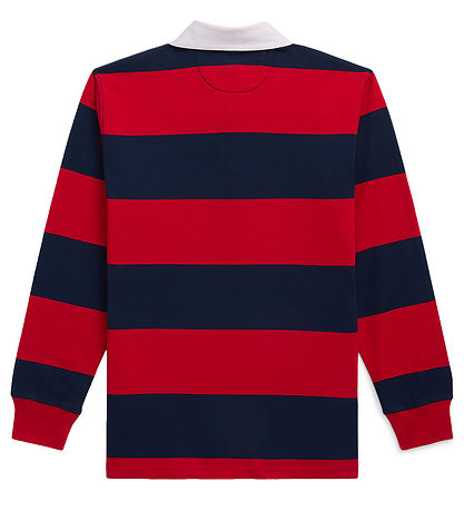 Polo Ralph Lauren Polobluse - Rugby - R?d/Navystribet