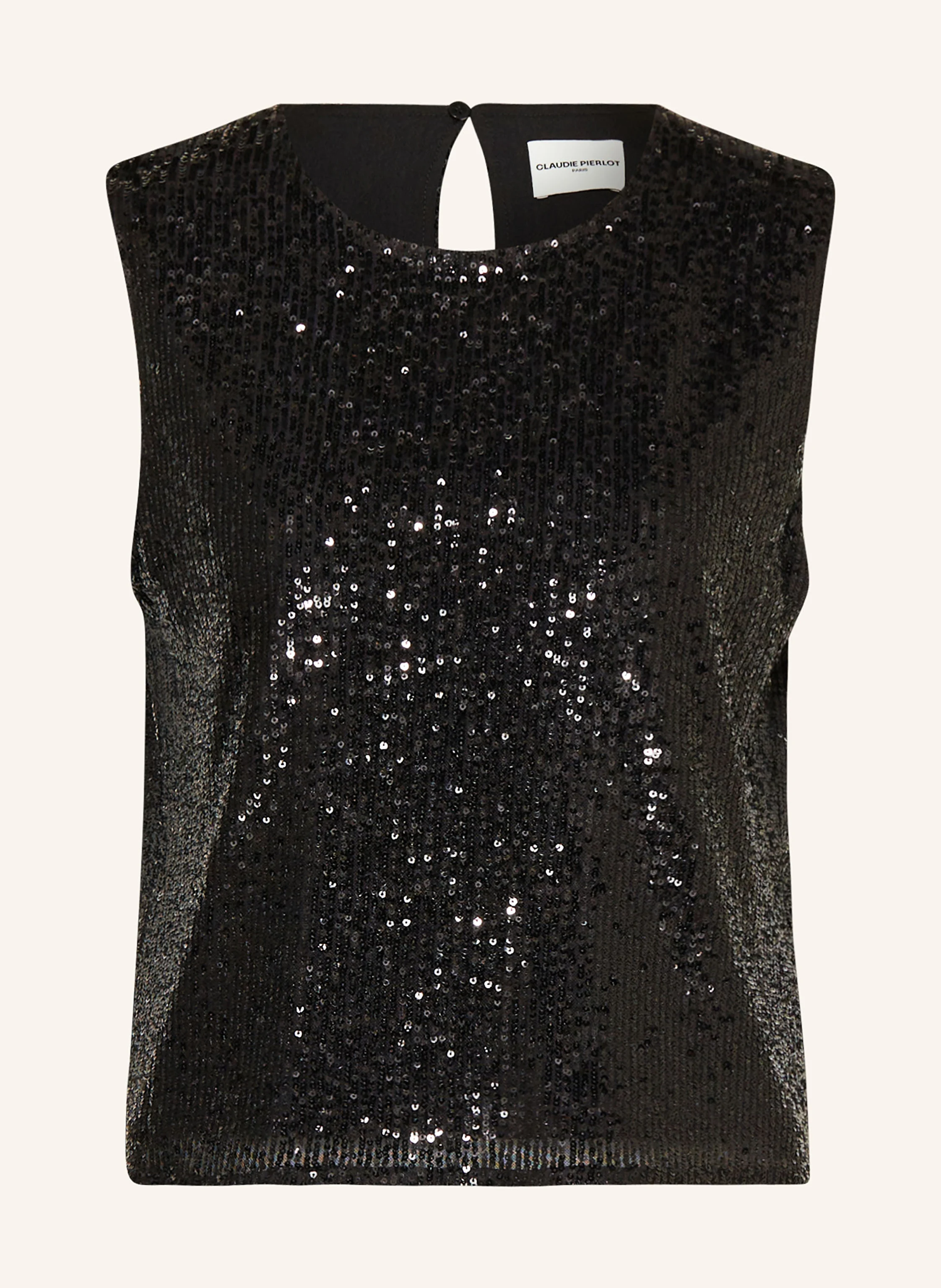 CLAUDIE PIERLOT Blusentop mit Pailletten