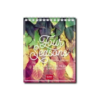 Legami Photo Collection - Calendrier 2024 - 12 x 14,5 cm - quatre saisons