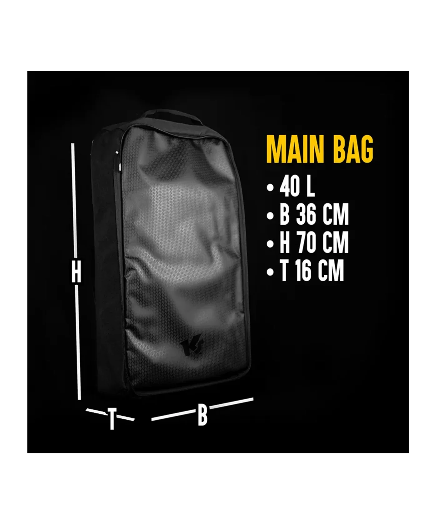 KEEPERsport KEEPERbag Schwarz F999