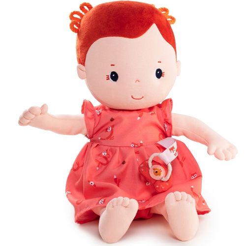 Lilliputiens lappenpop rose - 36 cm