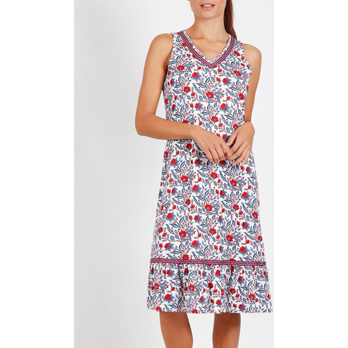 Admas - Camisón sin mangas Blue And Red azul Azul