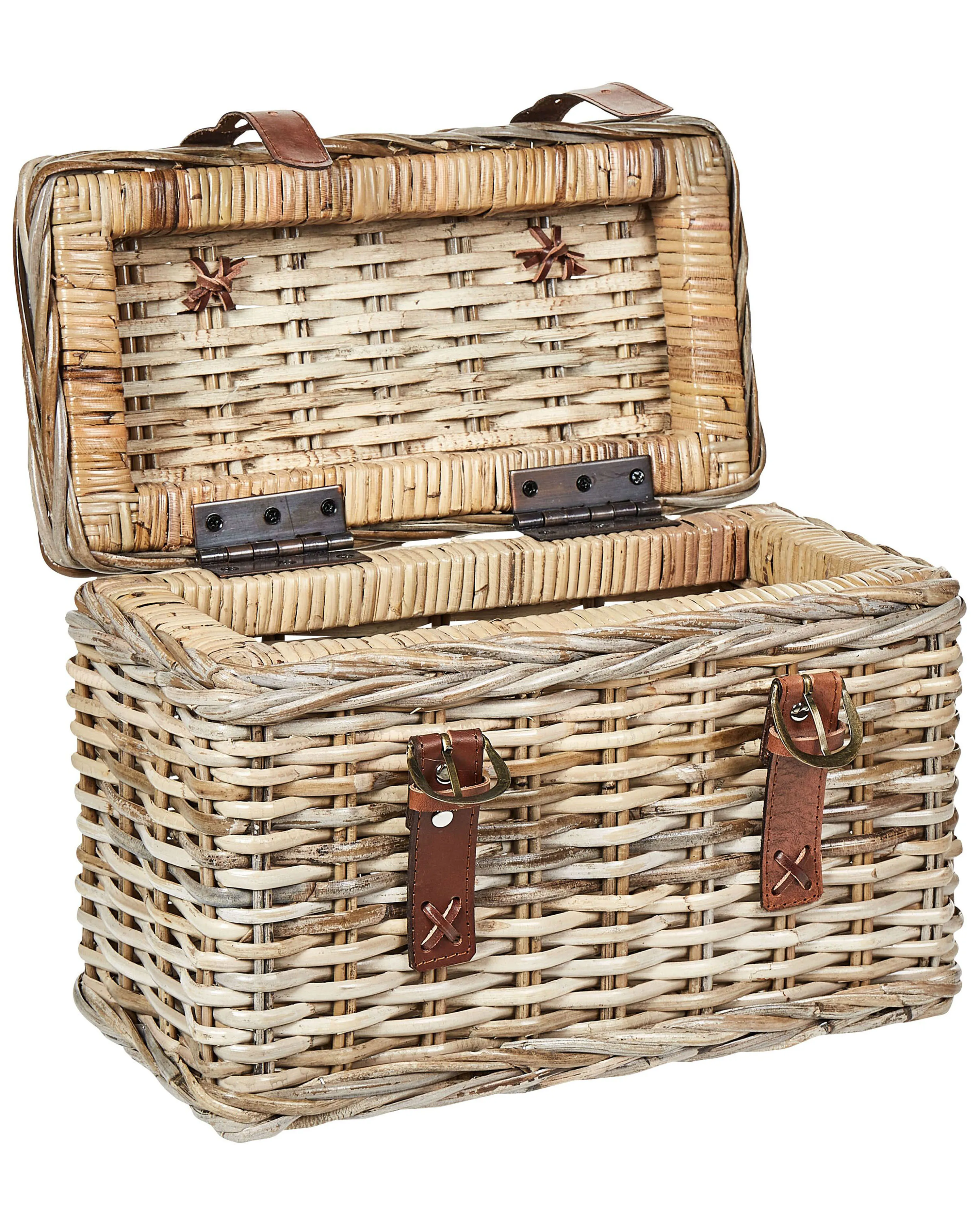 Set van 2 manden IRBID Rotan Natuurlijk