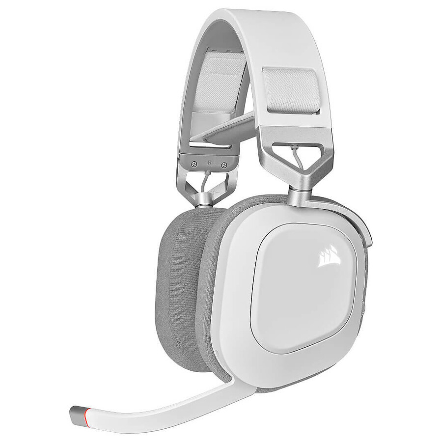 Corsair HS80 RGB Wireless - Blanc