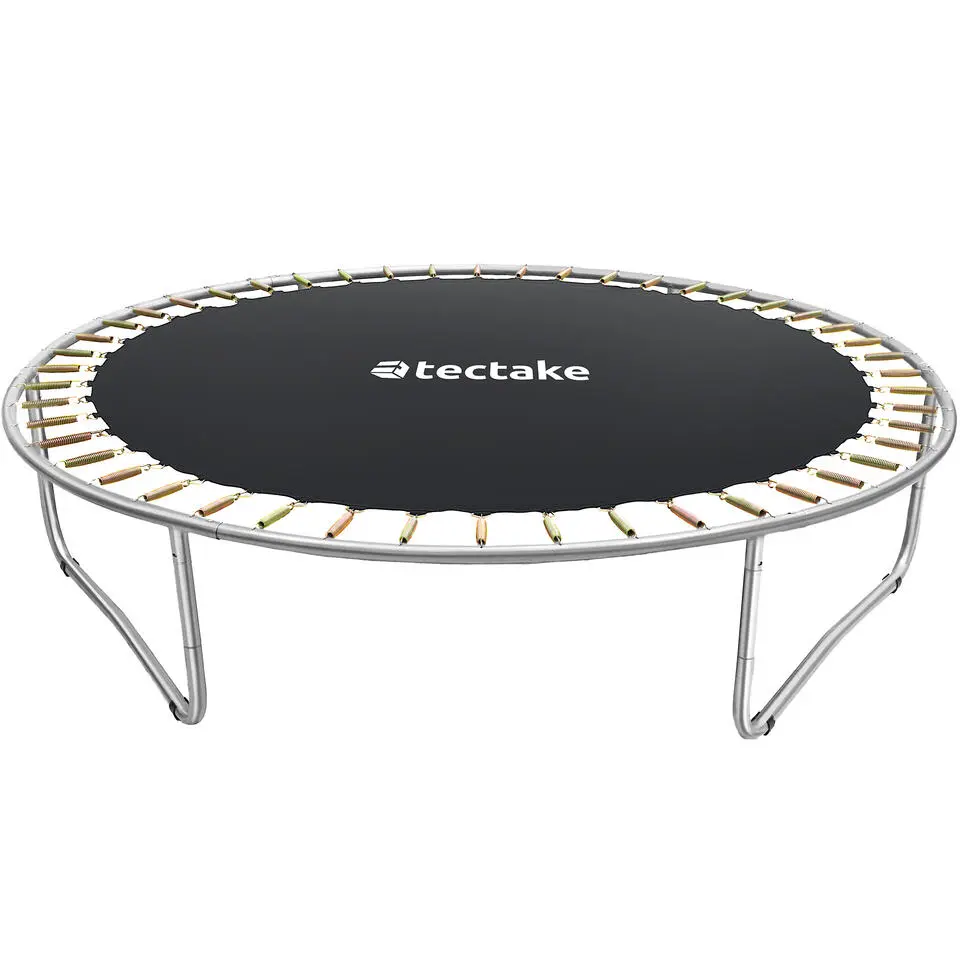 tectake Trampoline Jumpy met veiligheidsnet, Zwart/blauw
