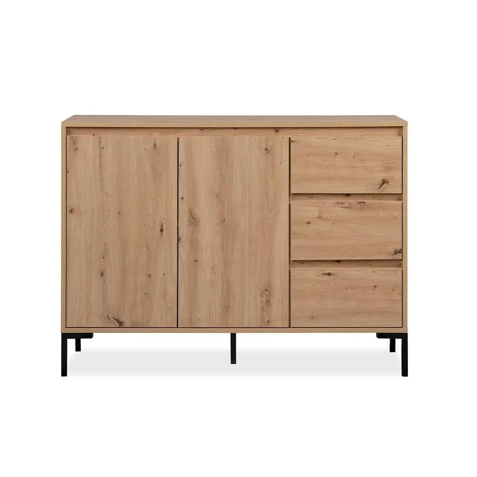 CALICOSY - Dressoir PLOCK - Licht hout - 87x120x40 cm