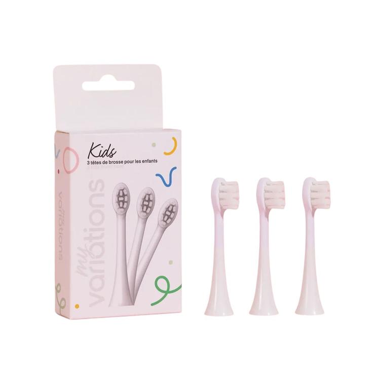 3 Têtes de Brosse White - Enfant