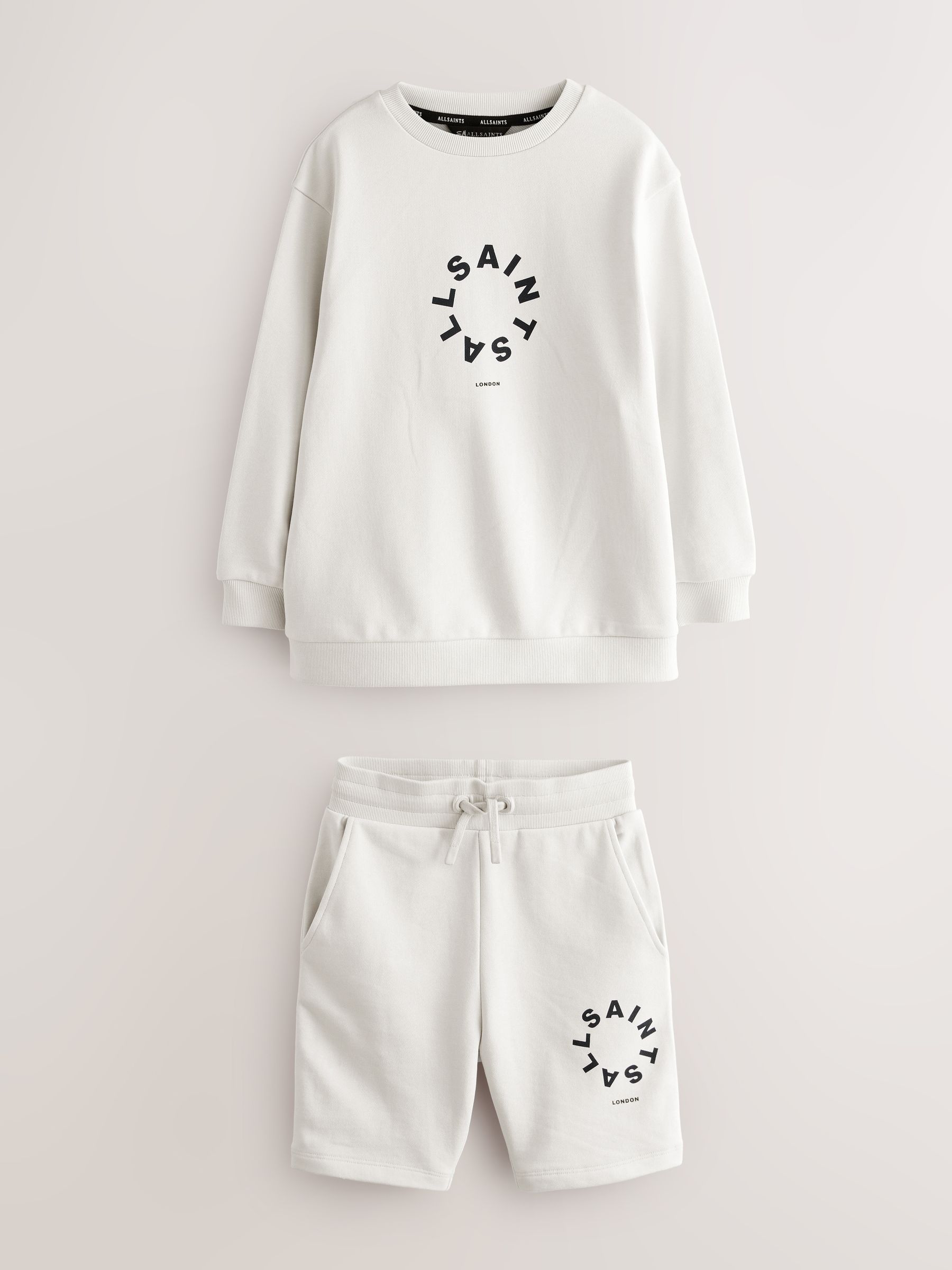 smALLSAINTS Oversized Tierra Sweatshirt and Shorts Set