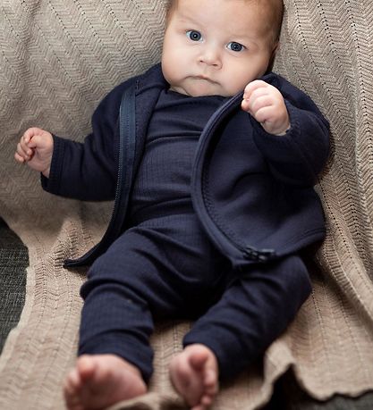Smallstuff Cardigan - Wolle - Navy