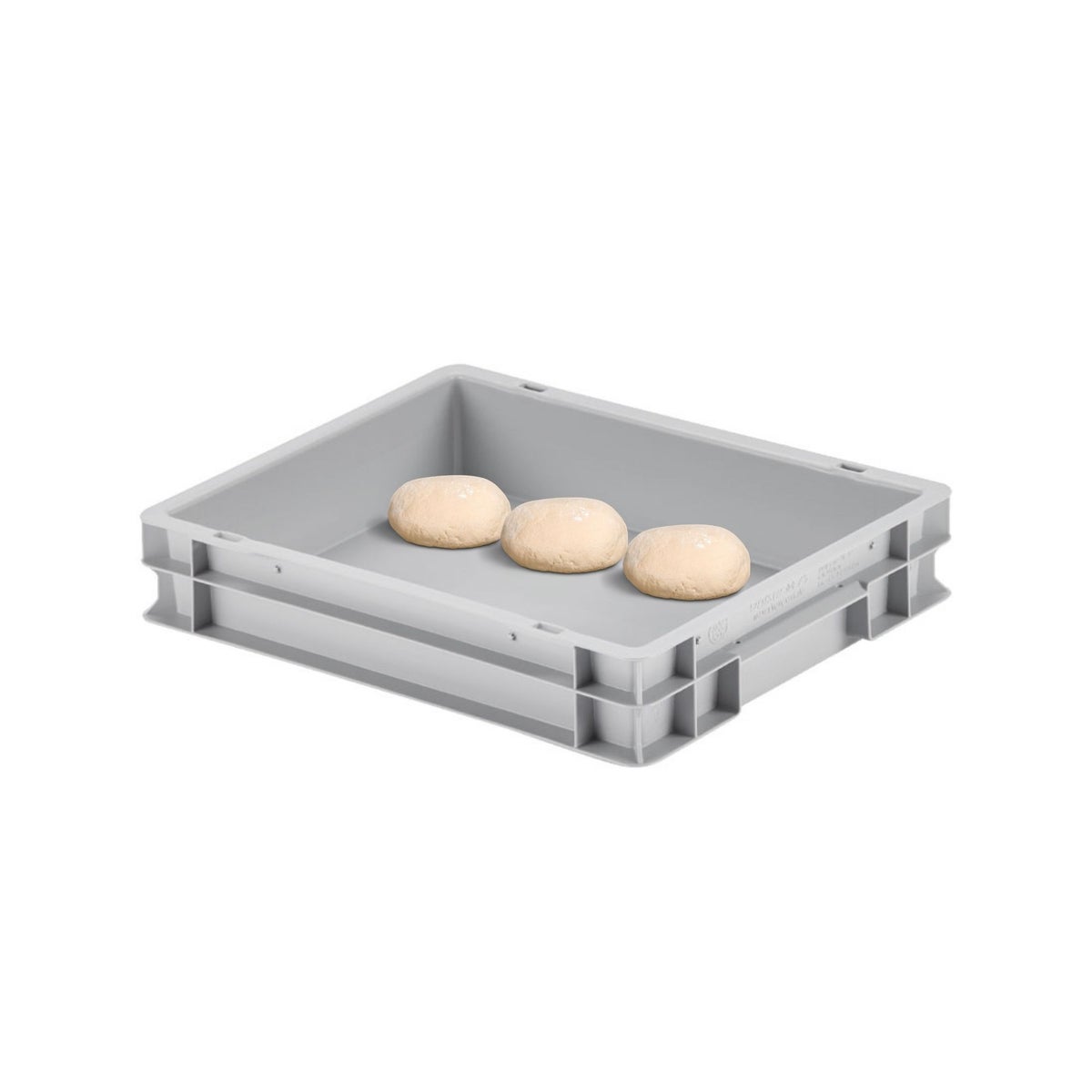 CHEFGASTRO Pizzadeegdoos zonder deksel HxBxD 7,5 x 30 x 40 cm 9 liter deegbak voor pizzadeeg Stapelbare pizzadoos