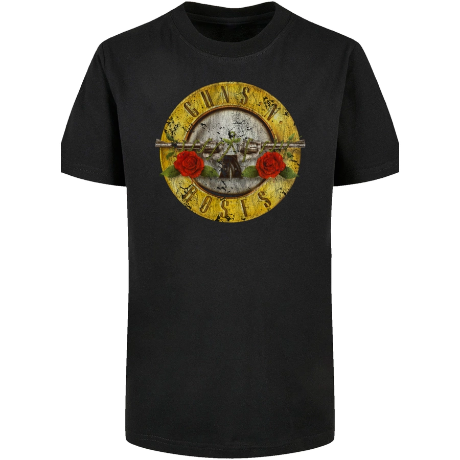 F4NT4STIC Basic Kids Tee Guns 'n' Roses Vintage Classic Logo Black schwarz