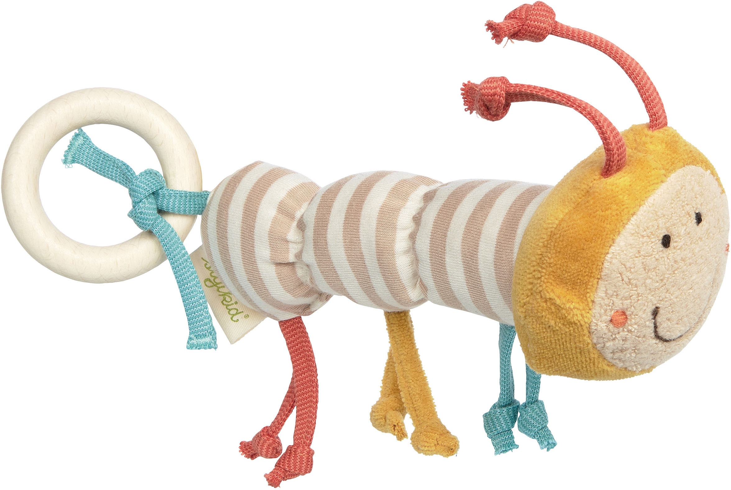 Greifling RAUPE GREEN in beige/bunt