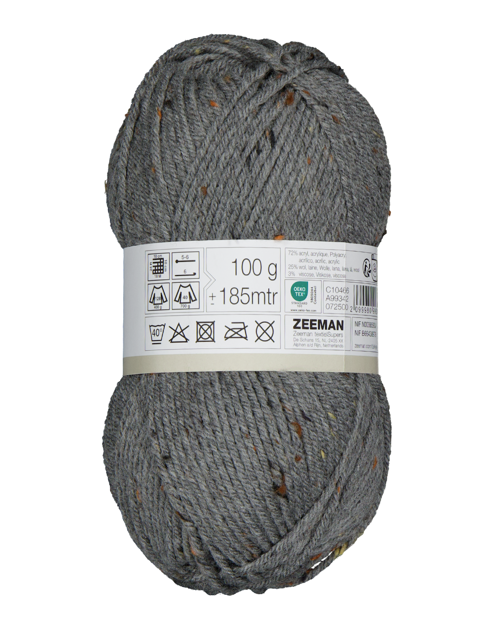 Tweed Breigaren - Grijs