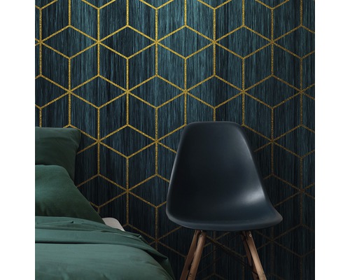 Vliesbehang HX8-047 Mystique Vert 8-delige set 400 x 280 cm