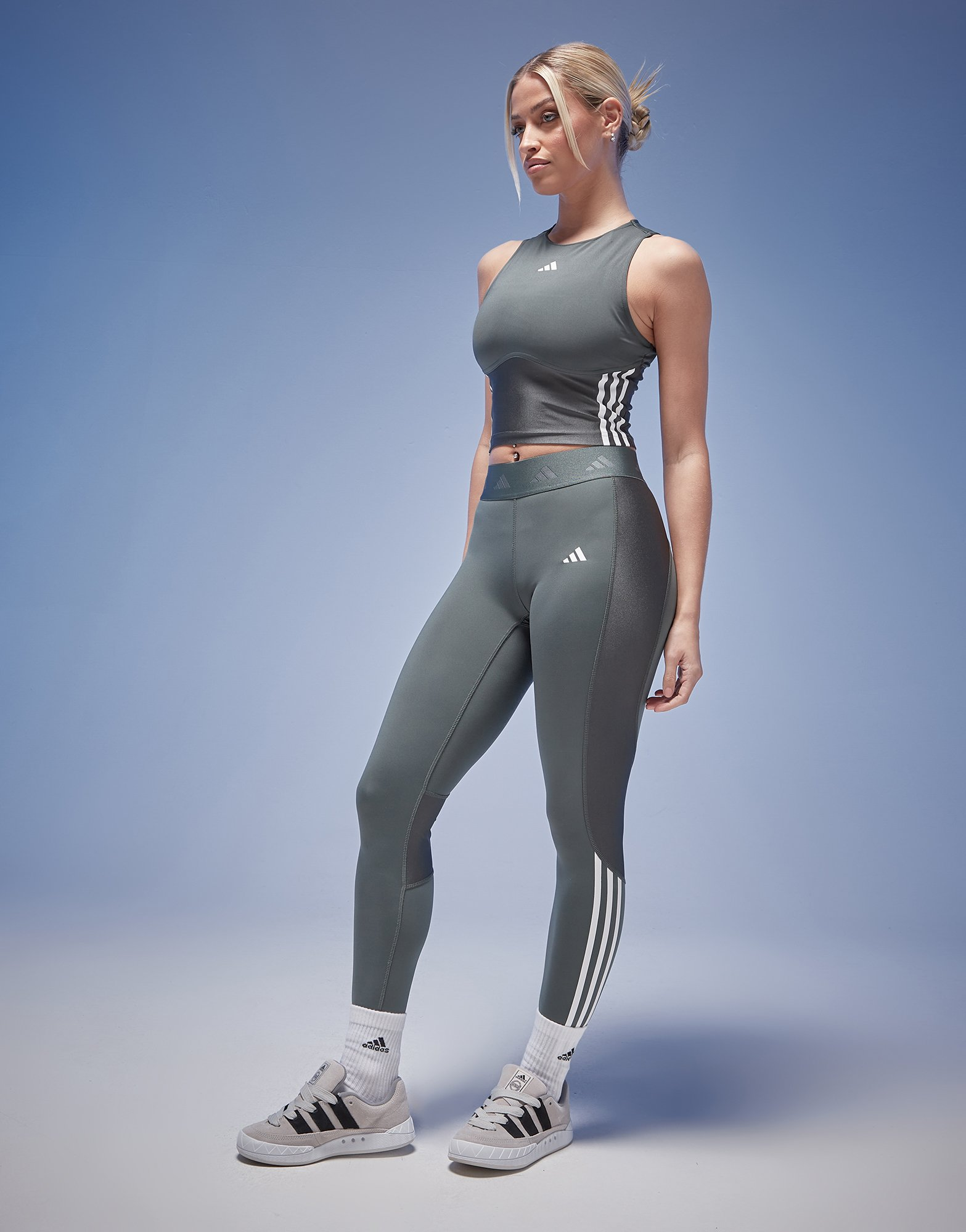 adidas Débardeur court de training Hyperglam Shine